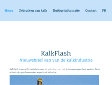 Tablet Screenshot of kalkflash.be
